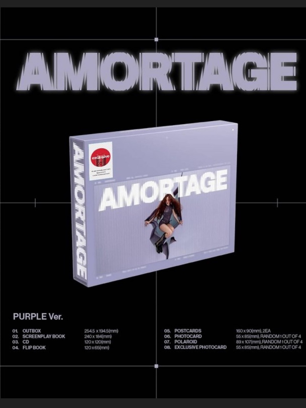 Jisoo- AMORTAGE (target exclusive cd)